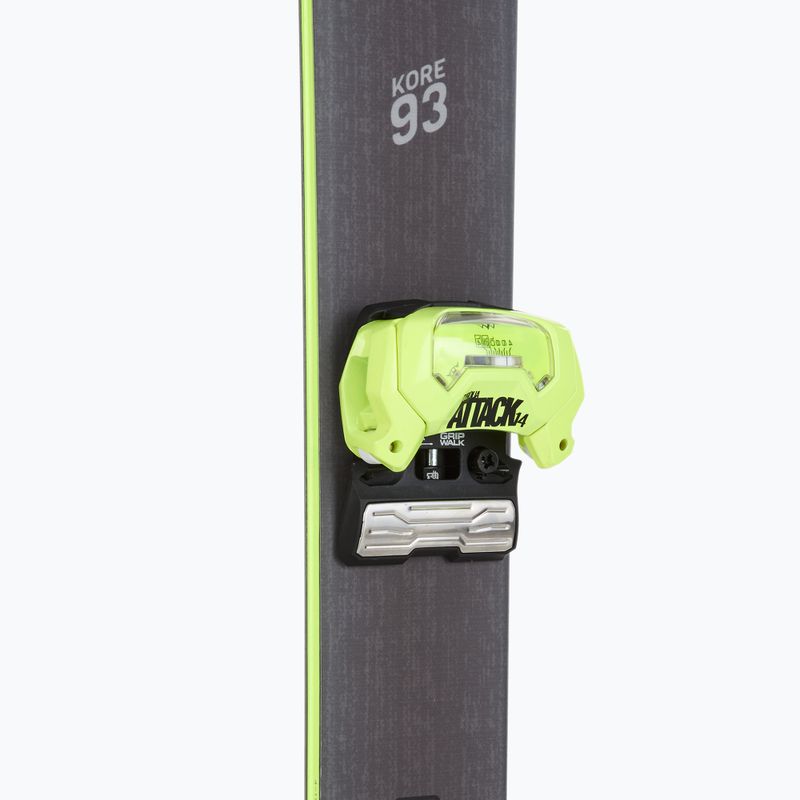 Lesikló léc HEAD Kore 93 + kötés Attack 14 GW yellow/anthracite 4