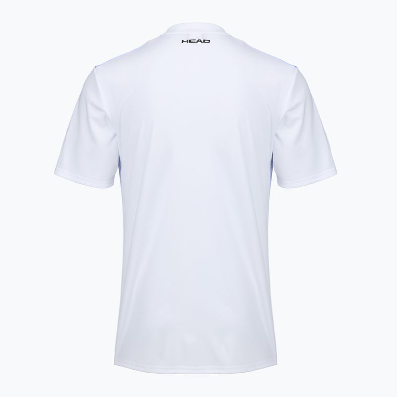 HEAD férfi teniszpóló Topspin print vision m/navy 2