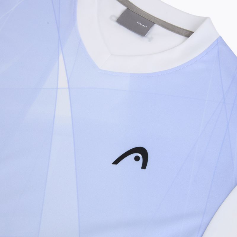 HEAD férfi teniszpóló Topspin print vision m/navy 3