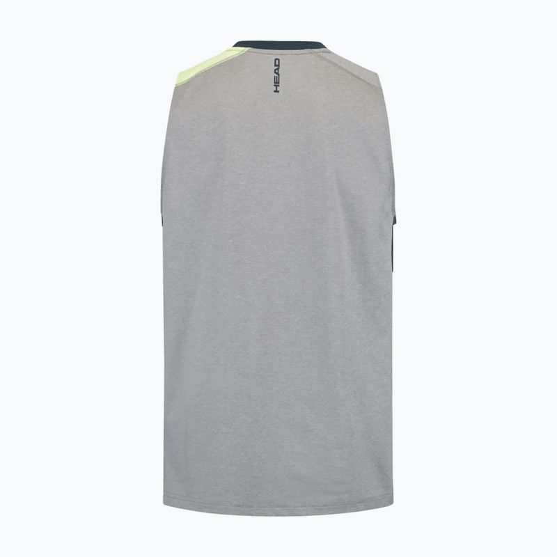 HEAD férfi teniszpóló Topspin print vision m/navy 2