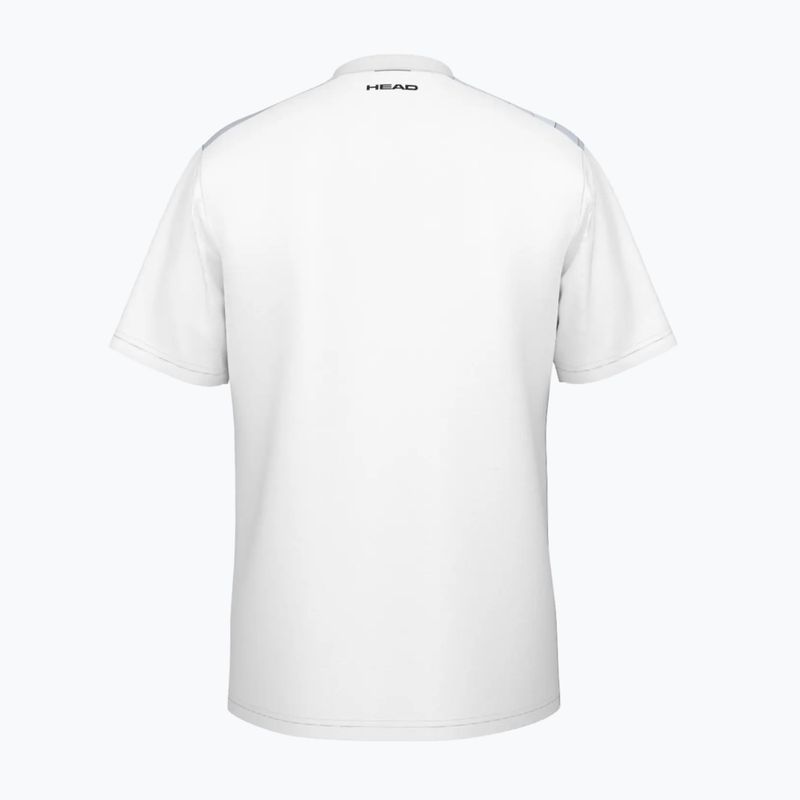 HEAD férfi teniszpóló Topspin print vision m/navy 2