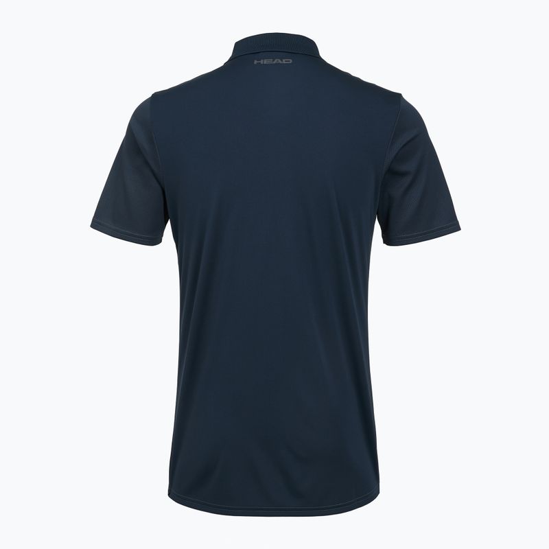 Férfi tenisz póló HEAD Club 25 Tech Polo navy 8