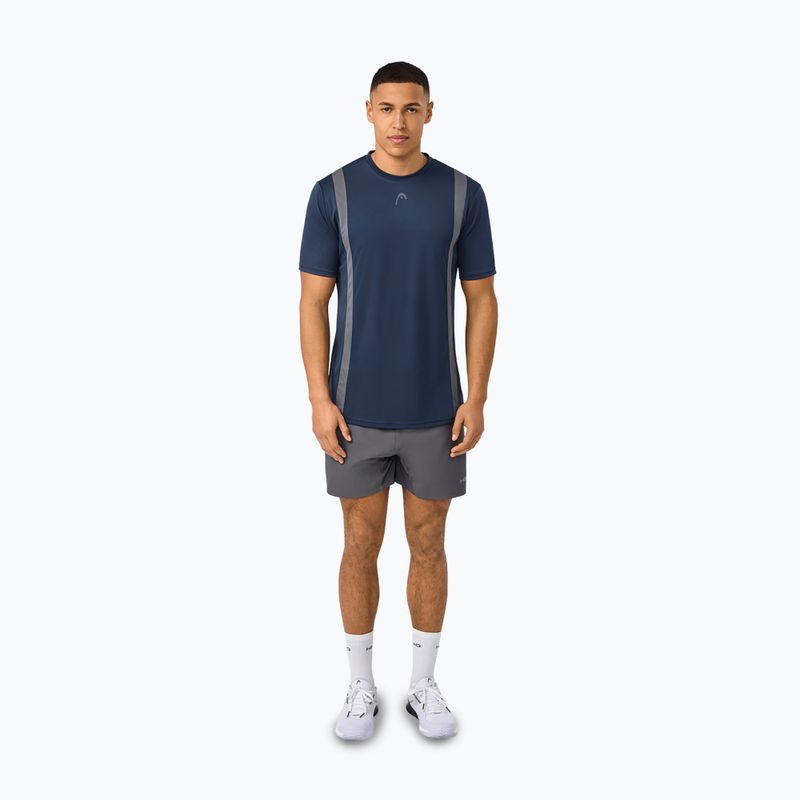 Férfi tenisz póló HEAD Club 25 Tech Polo navy 2
