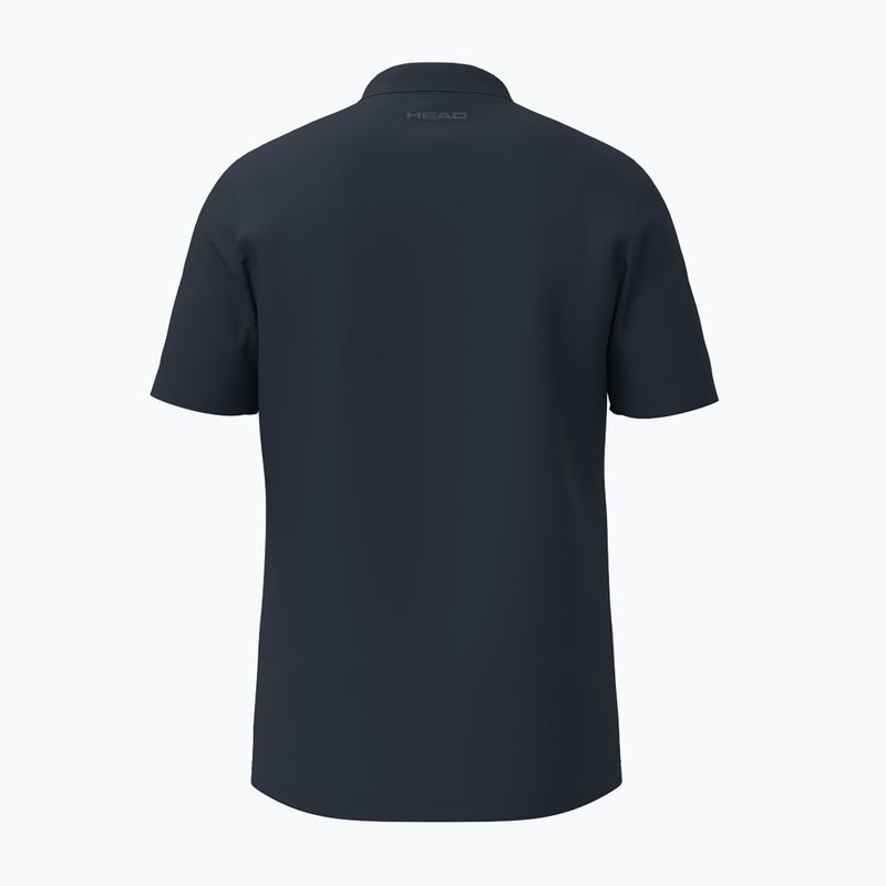 Férfi tenisz póló HEAD Club 25 Tech Polo navy 6