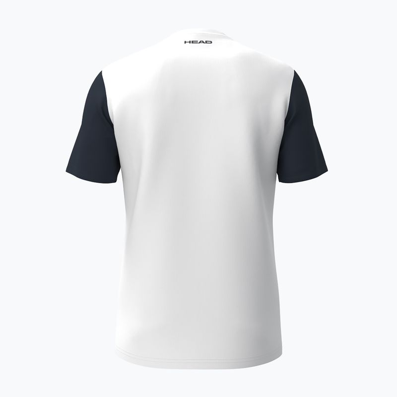 Férfi tenisz póló HEAD Club 25 Tech navy/white 2