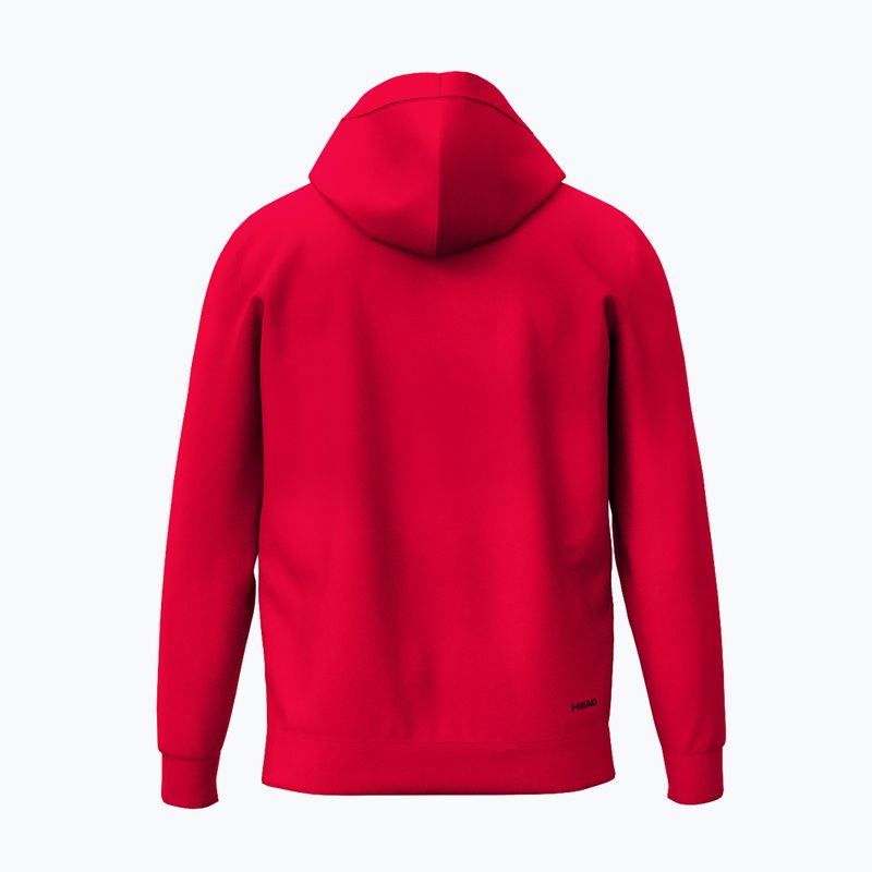 Férfi HEAD Club Original Hoodie piros 2