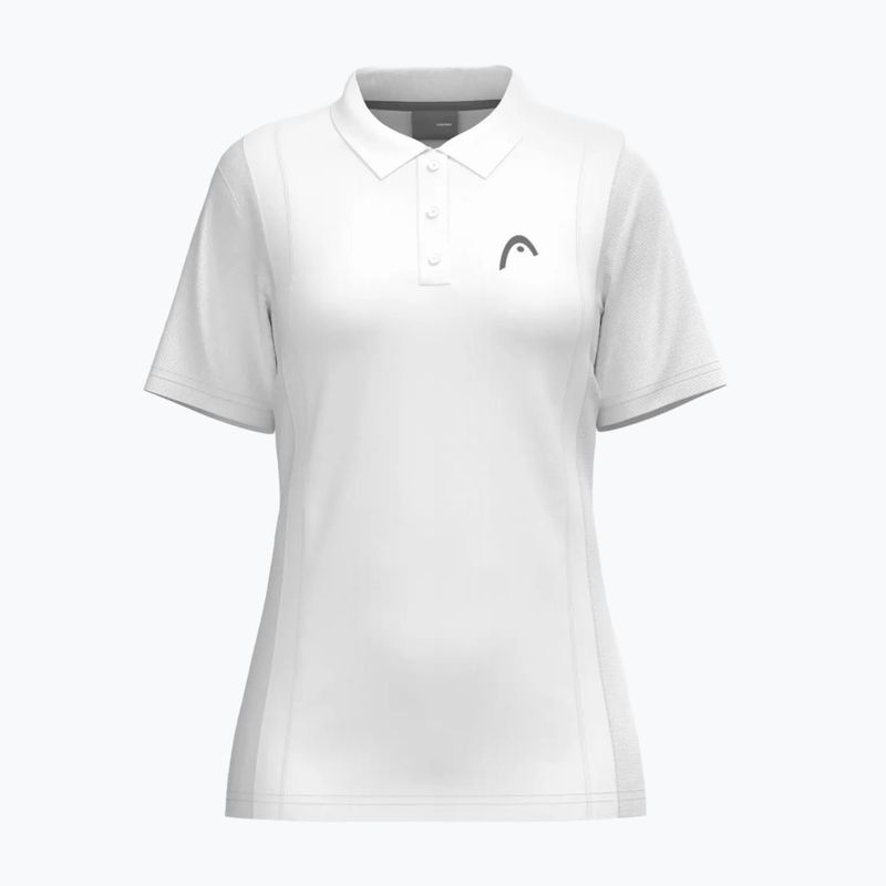 Női teniszpóló HEAD Club 25 Tech Polo W white 7