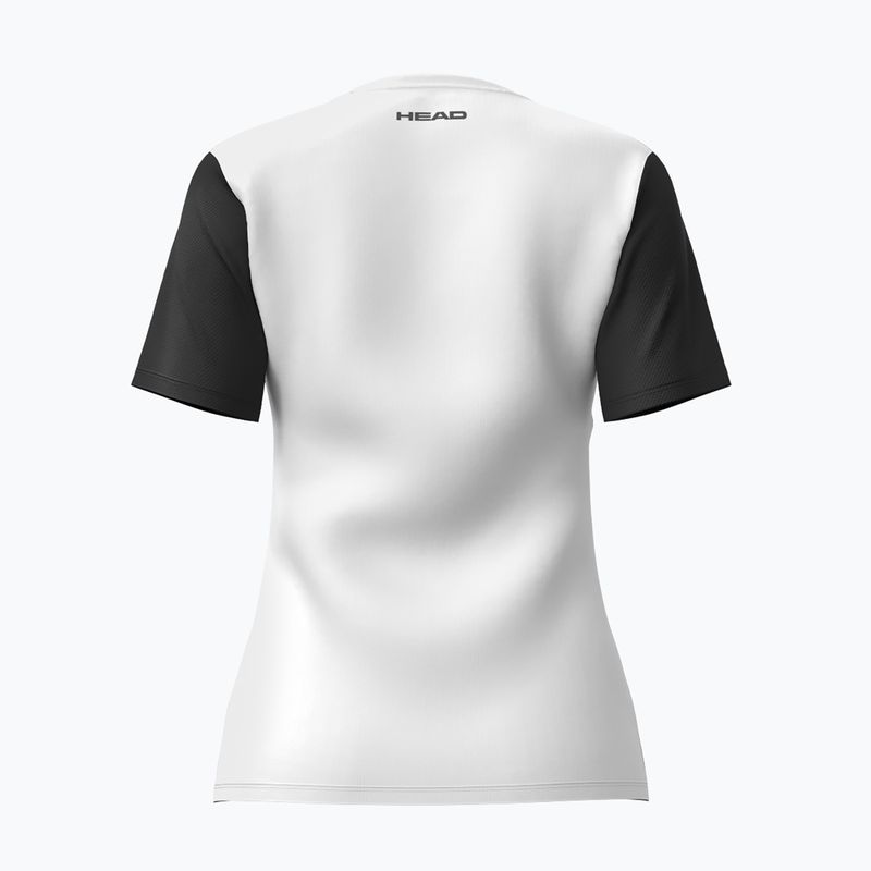 Női tenisz póló HEAD Club 25 Tech W navy/white 2
