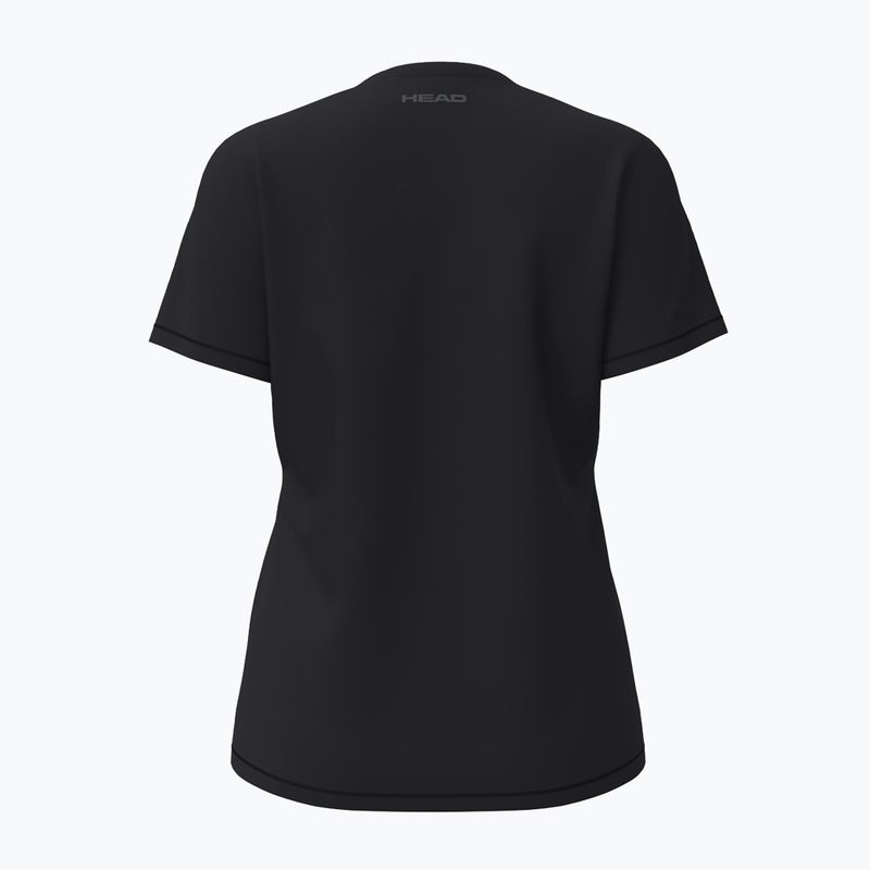 Női tenisz póló HEAD Club Original W fekete 2