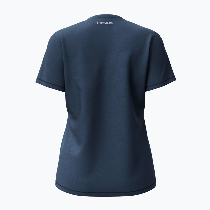 Női tenisz póló HEAD Club Original W navy 2