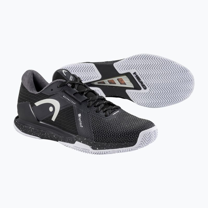 HEAD férfi tenisz cipő Sprint Pro 4.0 SF Clay fekete/fehér 6