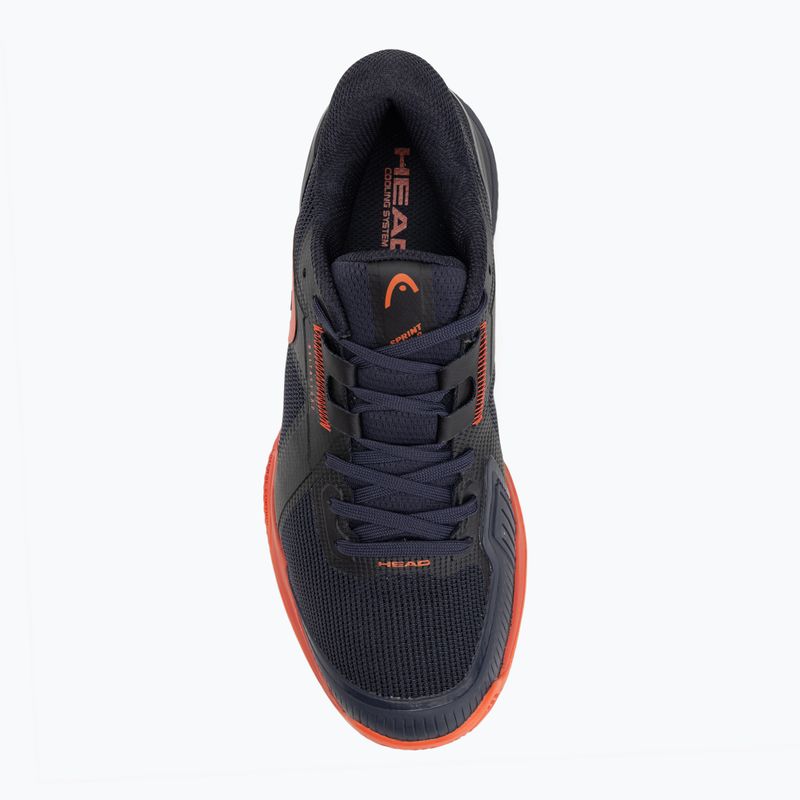 Férfi teniszcipő HEAD Sprint Pro 4.0 Clay sötétkék/piros 5