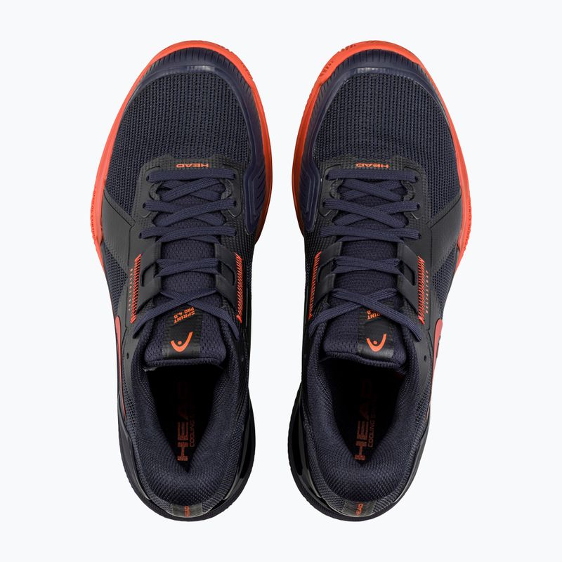 Férfi teniszcipő HEAD Sprint Pro 4.0 Clay sötétkék/piros 4