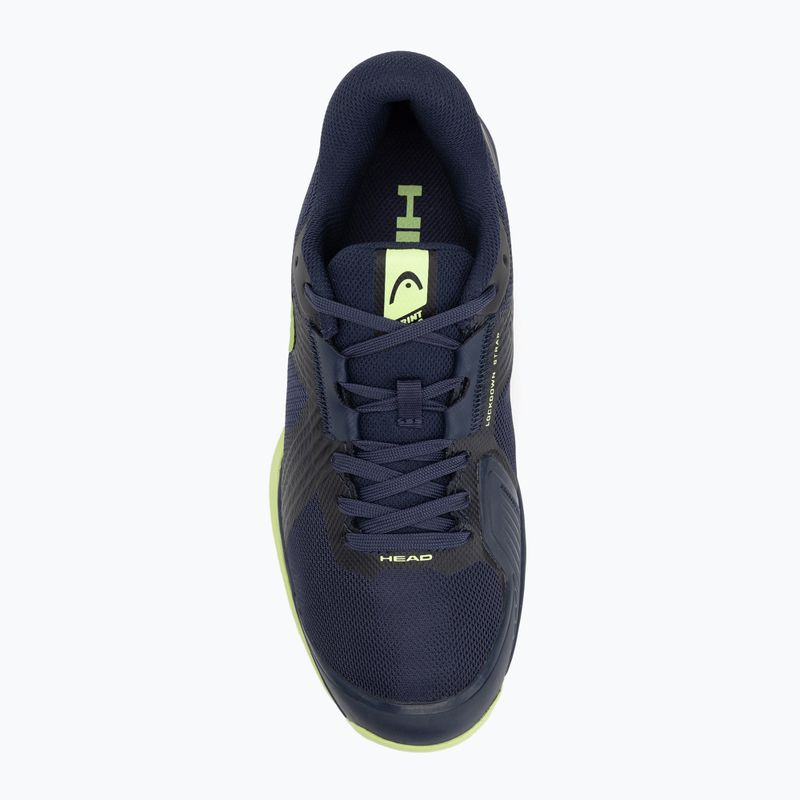 Férfi teniszcipő HEAD Sprint Team 4.0 Clay navy/ lime 5