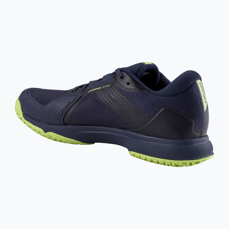 Férfi teniszcipő HEAD Sprint Team 4.0 Clay navy/ lime 2