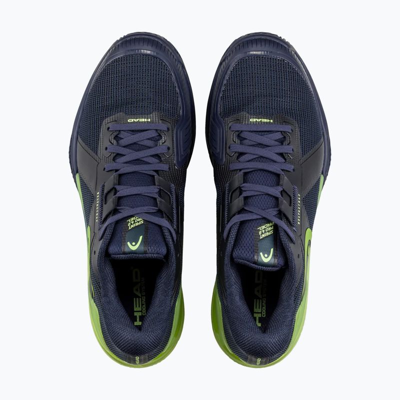 Férfi evezős cipő HEAD Sprint Pro 4.0 navy/ lime 4
