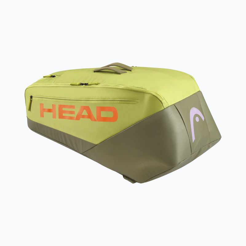 Tenisz táska HEAD Pro Racquet Bag L 62 l green/orange 2
