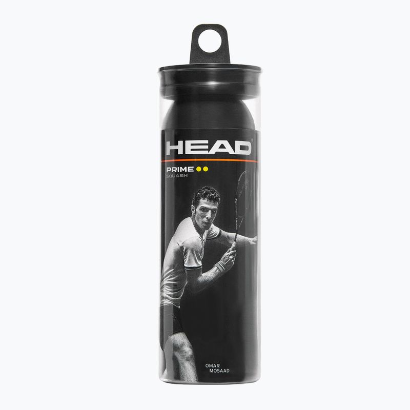 HEAD Prime squash labdák 3 db fekete 287316