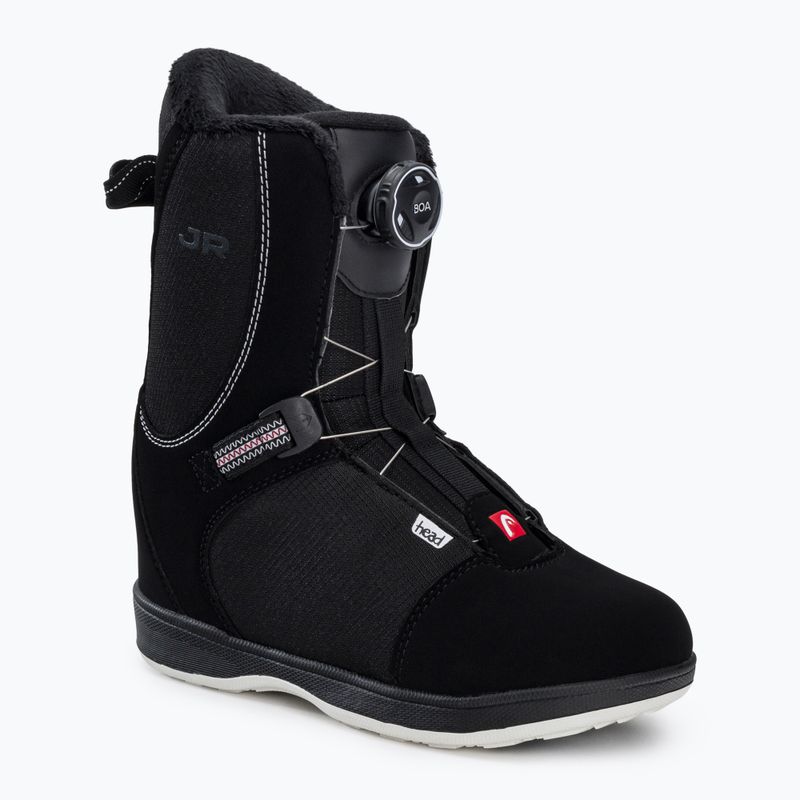 Gyermek snowboard csizma HEAD Jr Boa fekete 355308