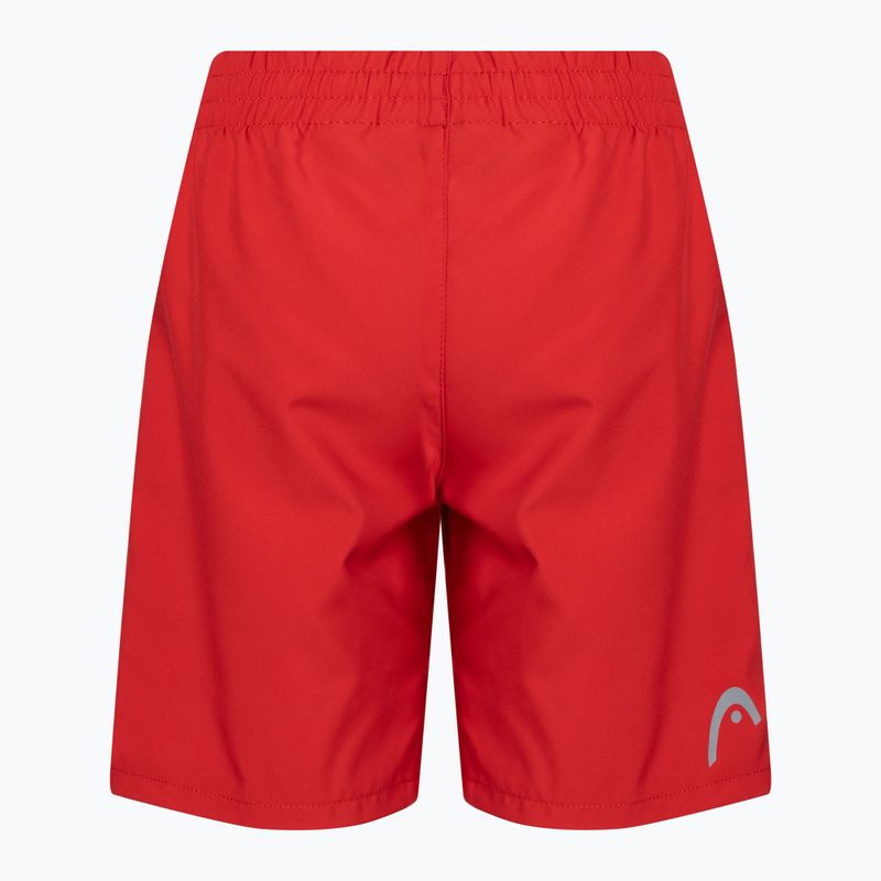 Gyermek tenisznadrág HEAD Club Bermudas piros 816349 2