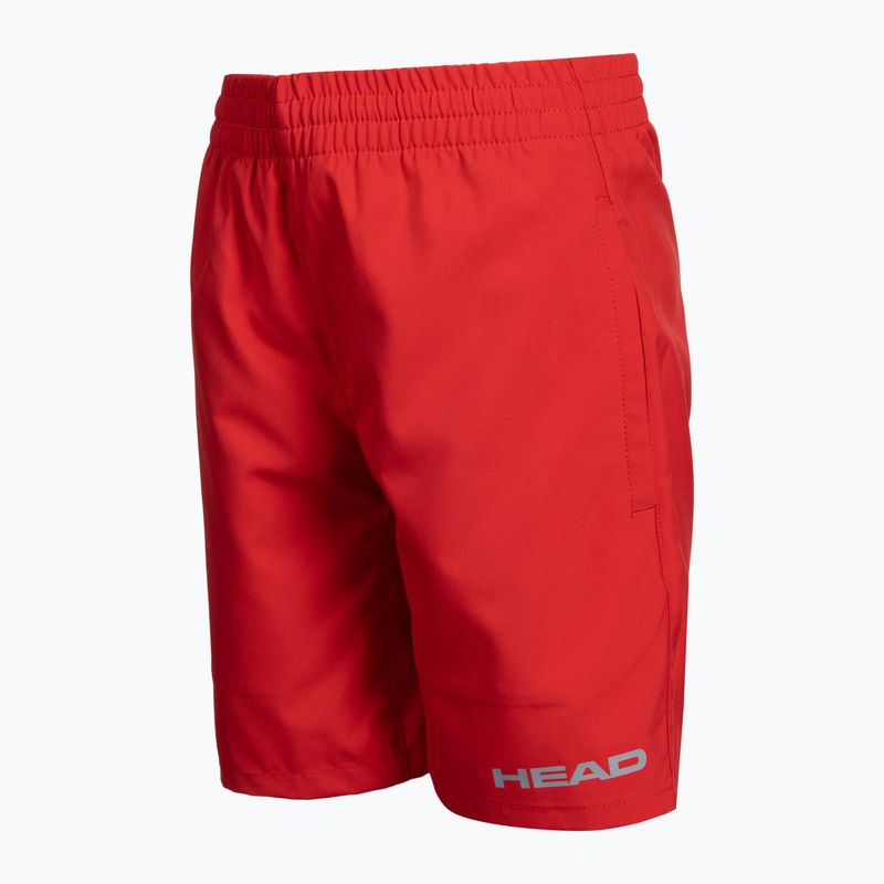 Gyermek tenisznadrág HEAD Club Bermudas piros 816349 3