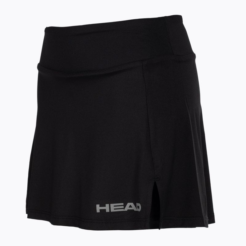Gyermek tenisz szoknya HEAD Club Basic Skort fekete 816459 3