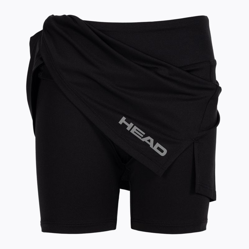 Gyermek tenisz szoknya HEAD Club Basic Skort fekete 816459 5