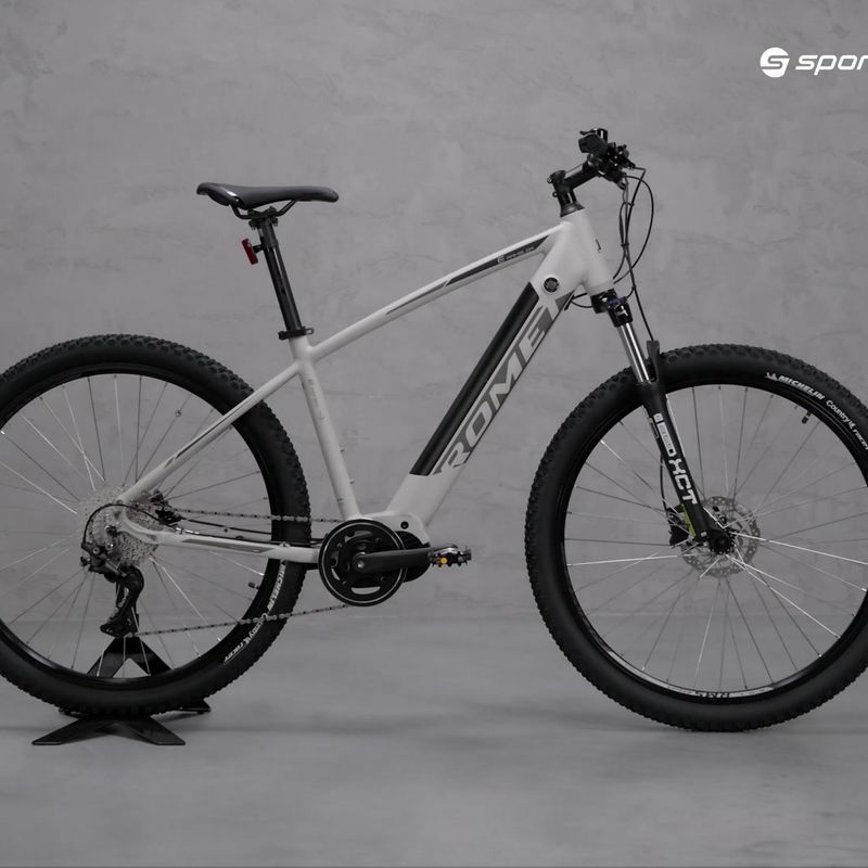 Romet e-Rambler E9.0 elektromos kerékpár szürke 2229699 15