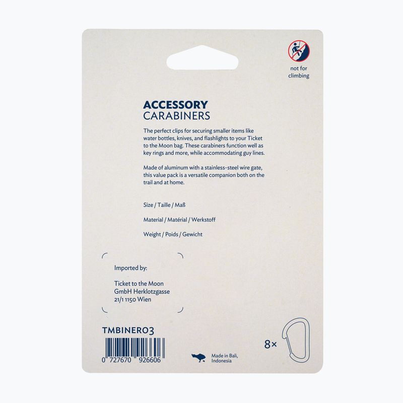 Ticket To The Moon karabinerek 8 db. TMBINER03 5