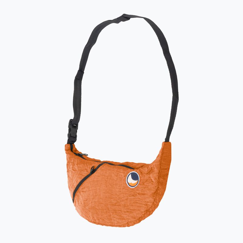Ticket To The Moon Upcycled Sling válltáska terrakotta színben 2