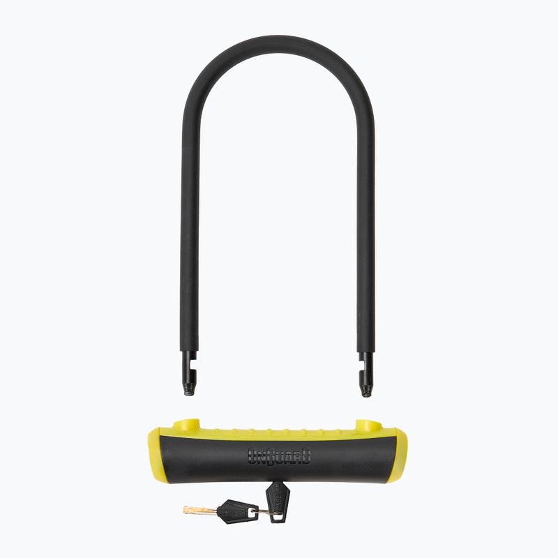 Kerékpár zár OnGuard Neon 8154YL U-Lock black/yellow 2