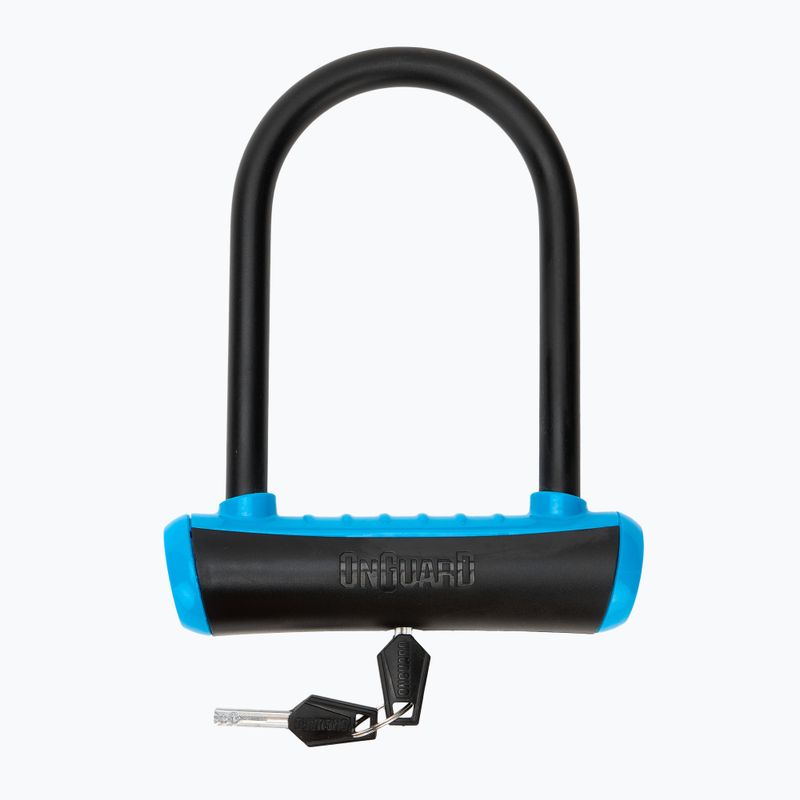 Kerékpár zár OnGuard Neon 8155BU U-Lock black/blue 2