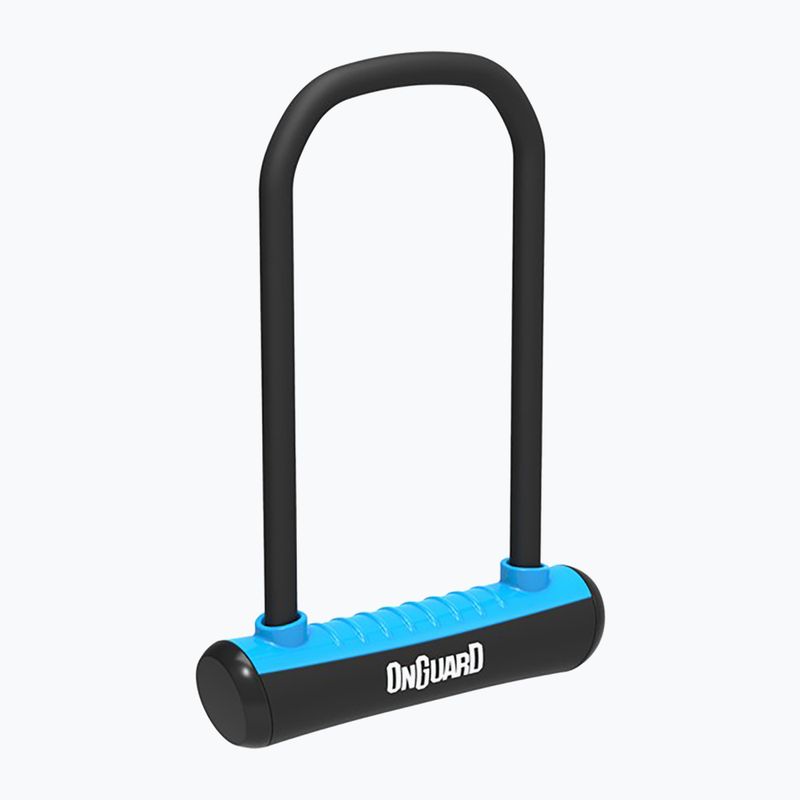 Kerékpár zár OnGuard Neon 8155BU U-Lock black/blue 2