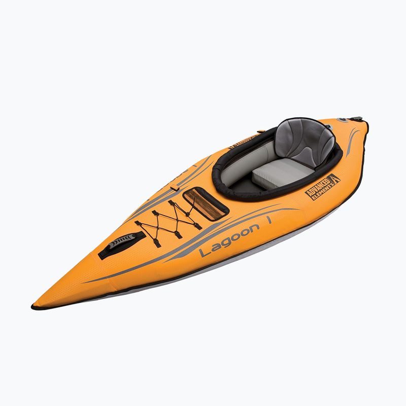 Egyszemélyes felfújható kajak Advanced Elements Lagoon 1 TM with Pump 254 cm orange/gray 2