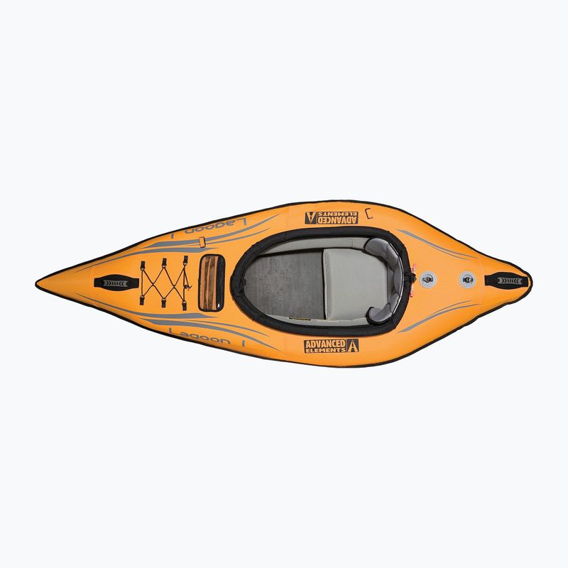 Egyszemélyes felfújható kajak Advanced Elements Lagoon 1 TM with Pump 254 cm orange/gray 3