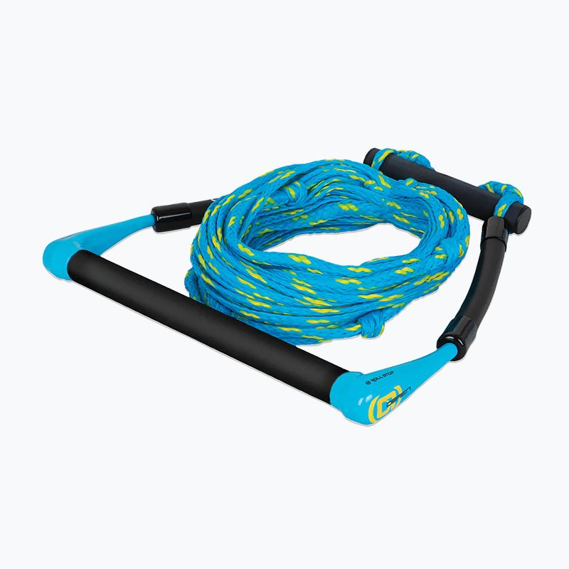 Vontatókötél O'Brien Kneeboard Rope and Handle cyan/yellow