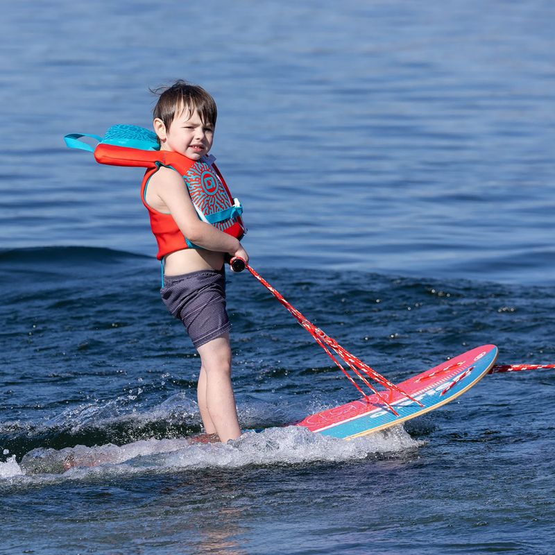 Gyermek vízisí készlet O'Brien Platform Trainer Waterski red/blue 3