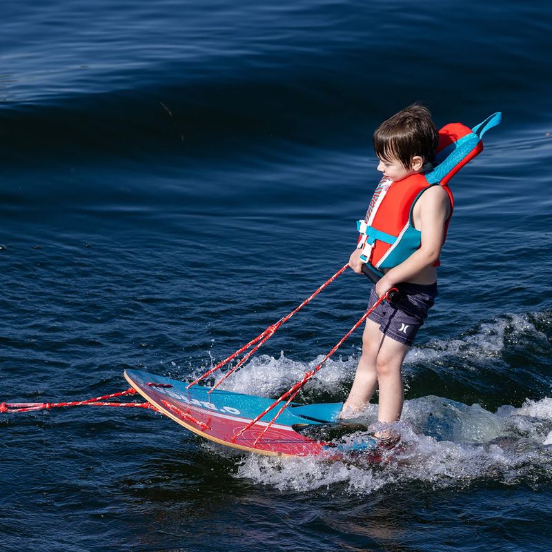 Gyermek vízisí készlet O'Brien Platform Trainer Waterski red/blue 5