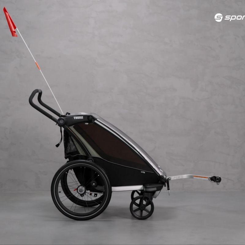 Thule Chariot Lite 1 együléses kerékpár utánfutó fekete 10203021 9