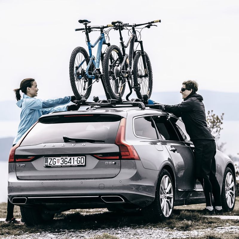 Tetőre szerelhető kerékpártartó Thule ProRide black 17