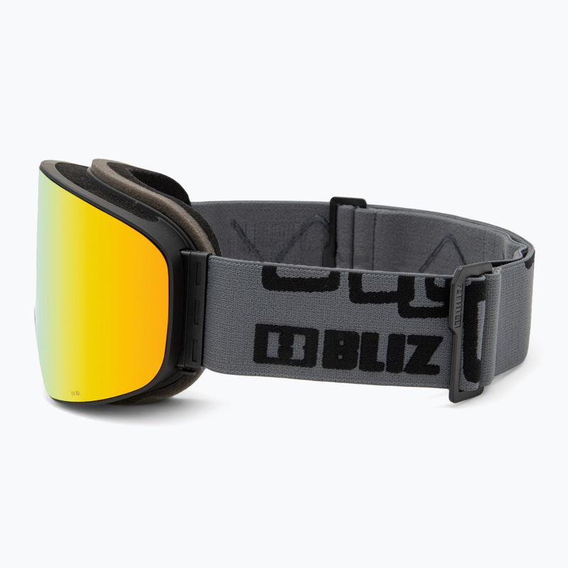 Síszemüveg Bliz Flow matt black/brown gold multi/yellow 5