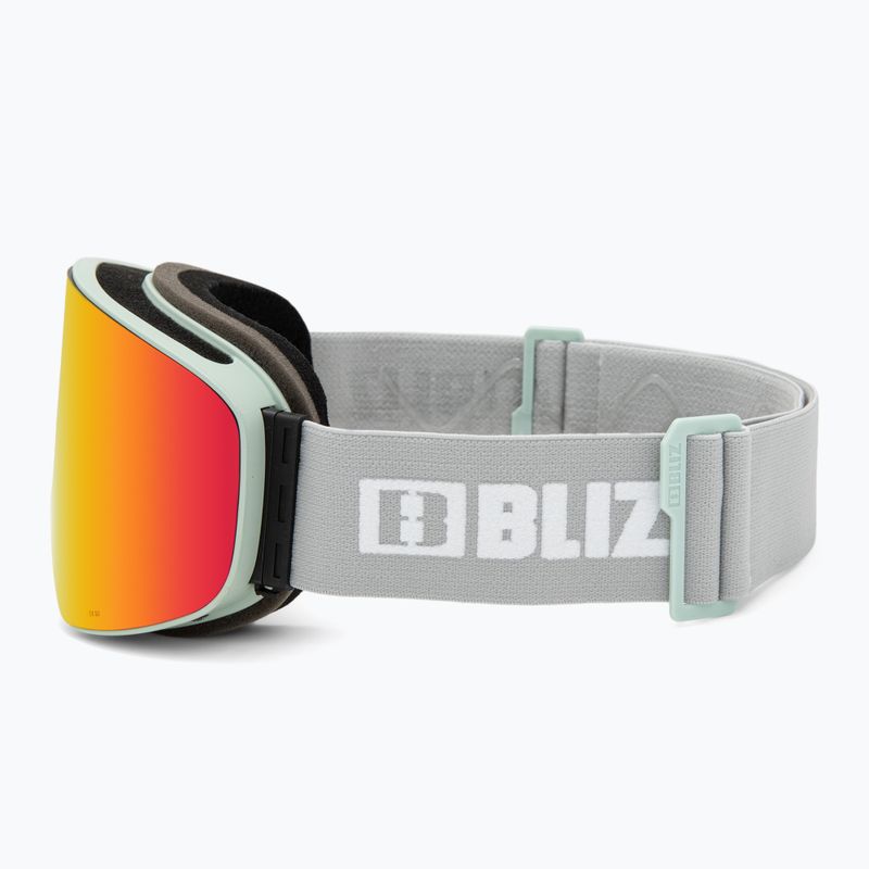 Síszemüveg Bliz Flow matt light grey/brown red multi/pink 5