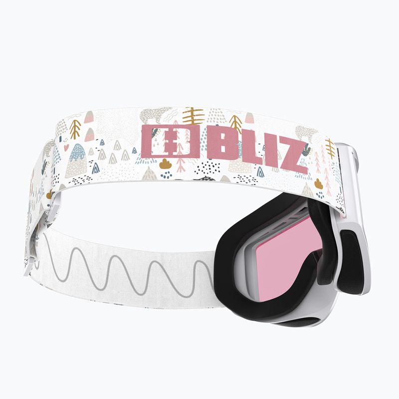 Gyerek síszemüveg Bliz Pixie Jr white/pink 5