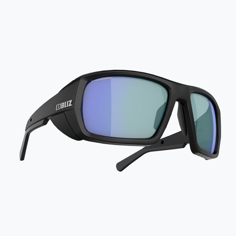 Bliz Peak Nano Optics Fotokróm S2-S4 matt fekete/barna kék multi kerékpáros szemüveg 2