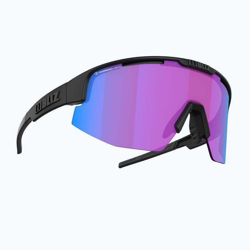 Bliz Matrix Small Nano Optics Nordic Light S2 kerékpáros szemüveg matt fekete/begónia/lila kék multi 2