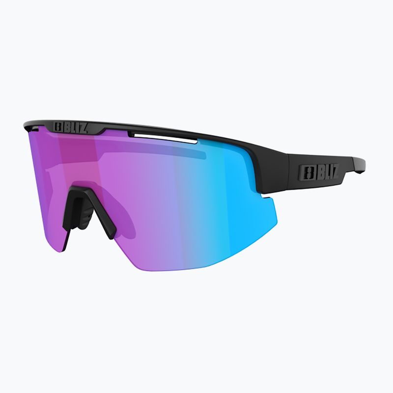 Bliz Matrix Small Nano Optics Nordic Light S2 kerékpáros szemüveg matt fekete/begónia/lila kék multi 3