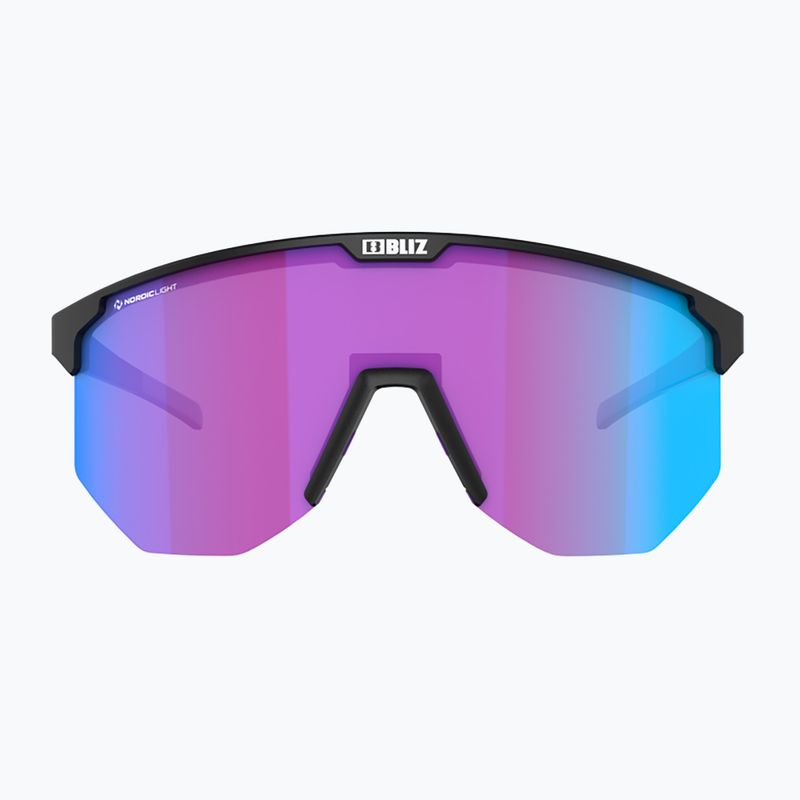 Bliz Hero Nano Optics Nordic Light S2 kerékpáros szemüveg matt fekete/világos begónia/ibolyakék multi 4