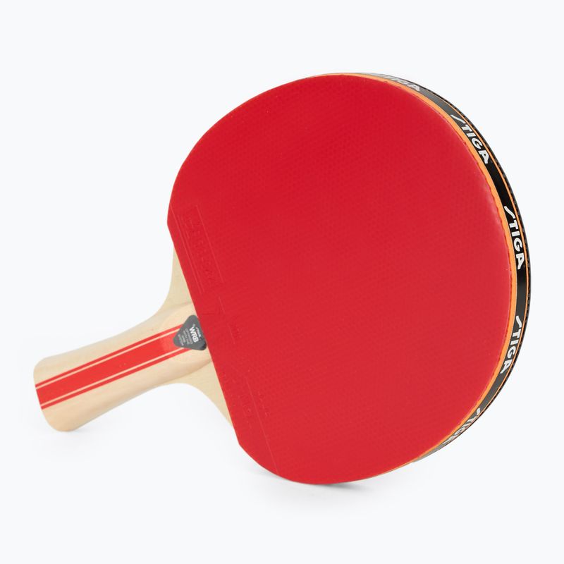 Pingpongütő STIGA React 2-Star black/red 3