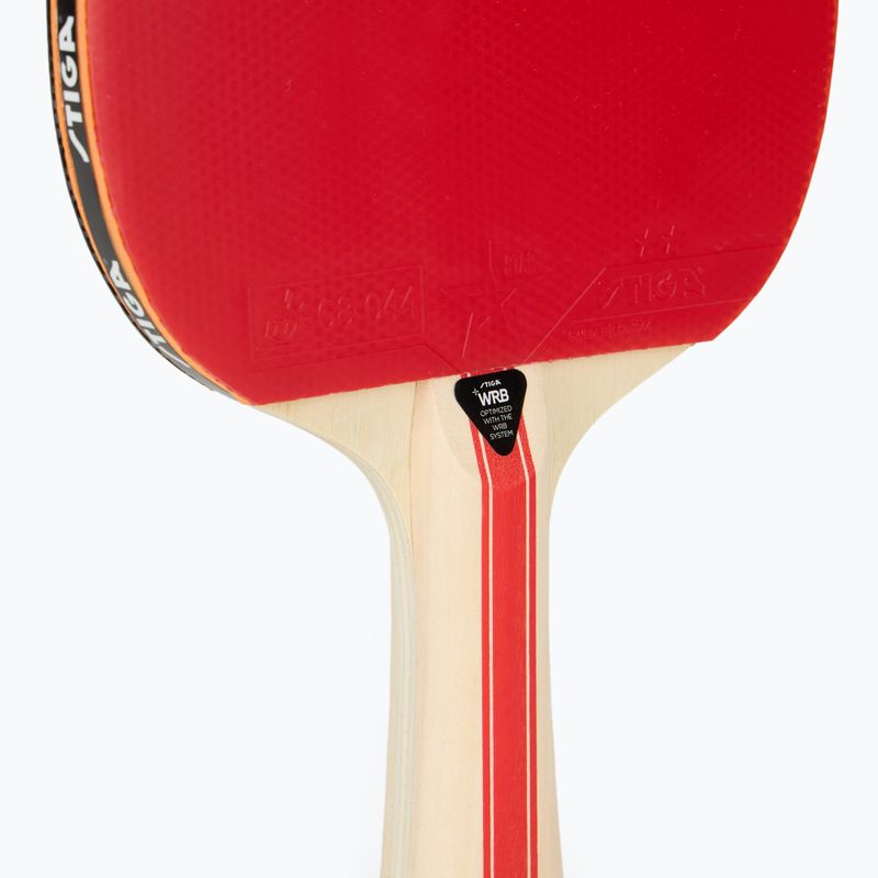 Pingpongütő STIGA React 2-Star black/red 5
