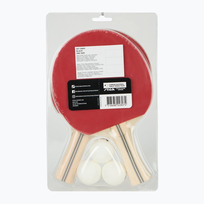 Pingpong szett STIGA Sway Set black 2